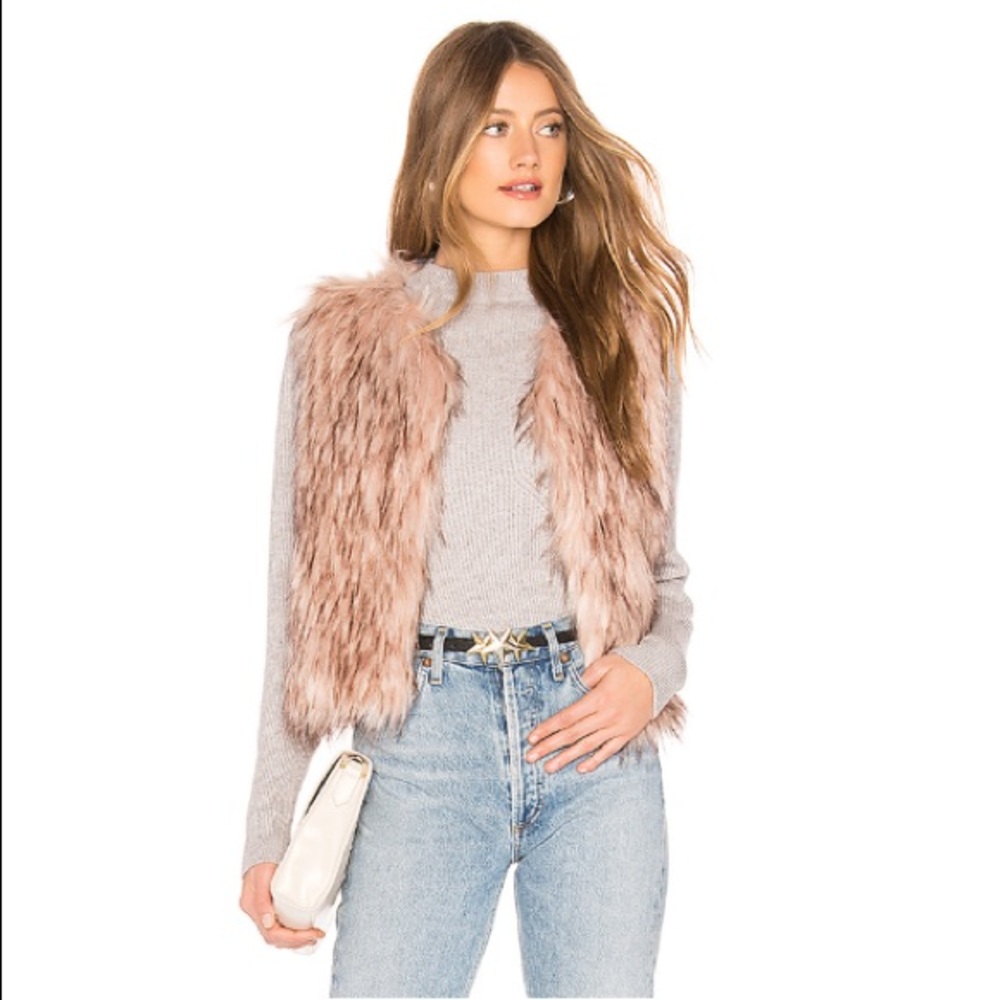 BB Dakota Barbarella Faux Fur Vest